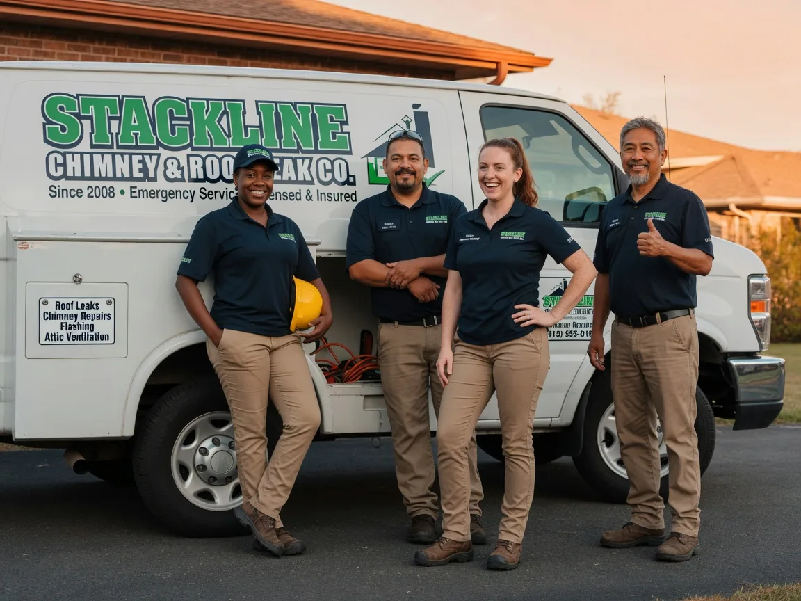 Chimney flashing repair company in North Lewisburg, OH